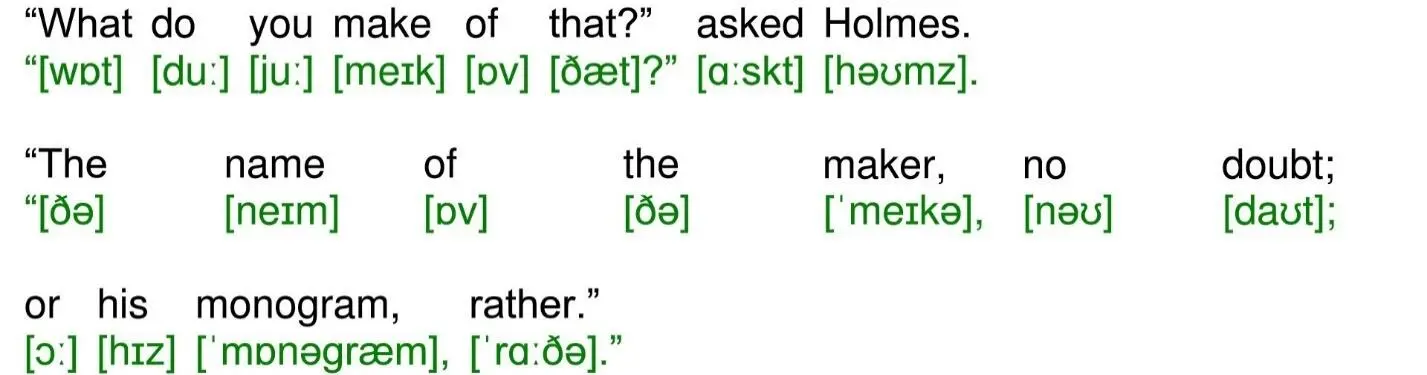 What do you make of that asked Holmes The name of the maker no doubt or - фото 46