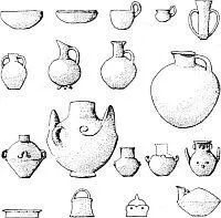 Рис 26 Характерные формы керамических сосудов Трои IV Проведенные на этом и - фото 47