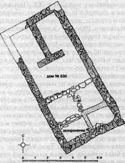 Рис 33 План дома 630 ранней фазы Трои VI Кроме того в 18931894 годах на - фото 77