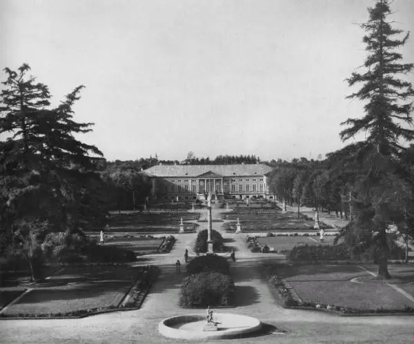 Кусково Партер парка Кусково Дворец 17691777 гг Южный фасад Кусково - фото 94