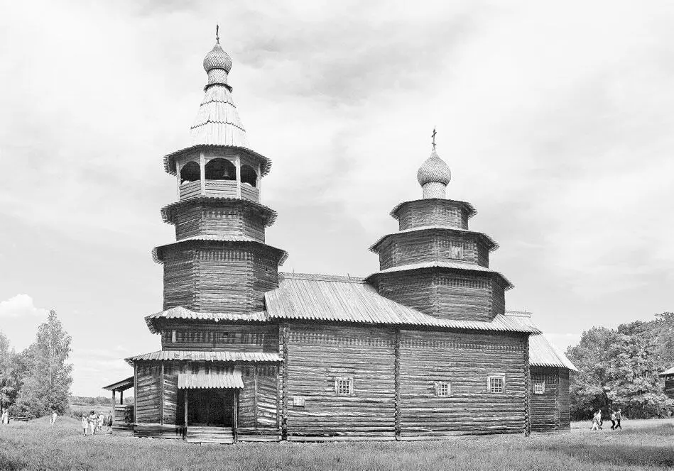 Ярусная церковь Николая Чудотворца из с Высокий Остров восьмерики на - фото 12
