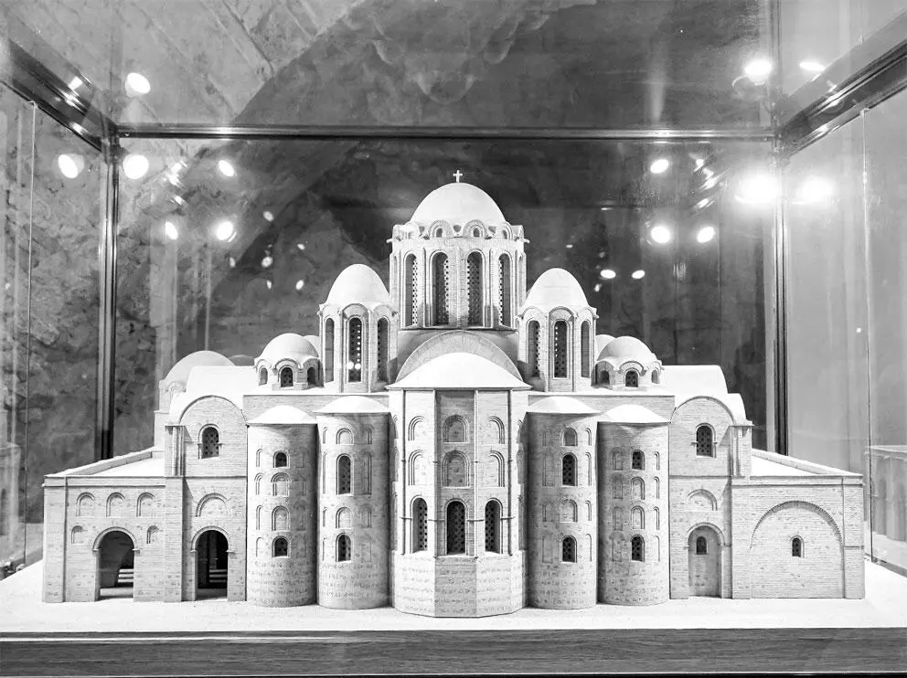 Софийский собор Макет Софийский собор Внутренность Софийского собора поражала - фото 25