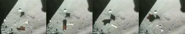 А вот не спеша пролетает особенно крупный лоскут На этом видеофрагменте - фото 100
