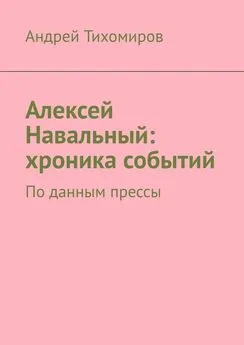 Андрей Тихомиров - Алексей Навальный: хроника событий. По данным прессы