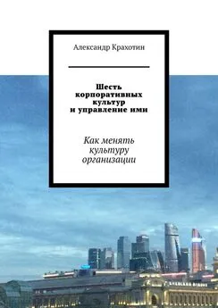 Александр Крахотин - Шесть корпоративных культур и управление ими. Как менять культуру организации