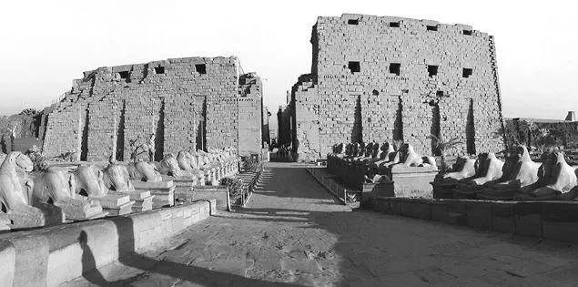 Рис 8 Храм Амона в Карнаке Первые века до н э Пилоны и аллея сфинксов Для - фото 8