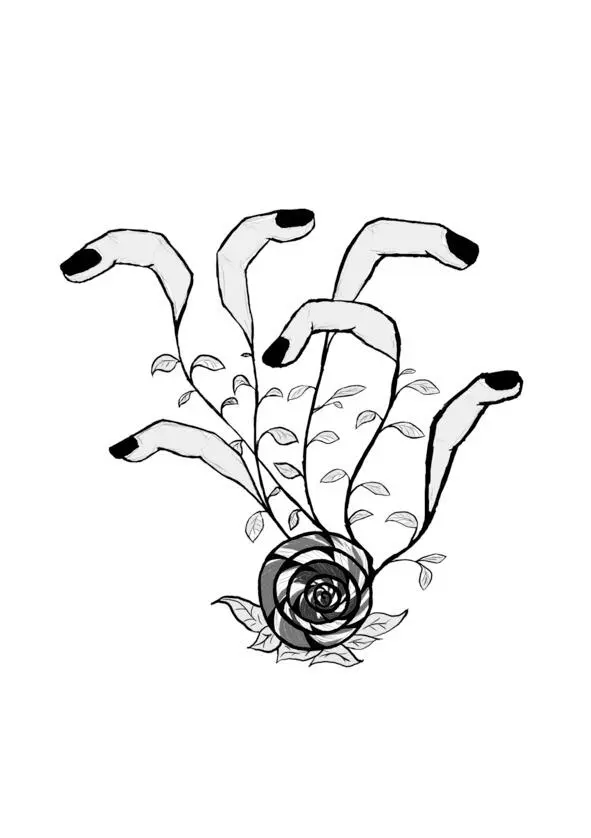 Головы чёрных соцветий Головы чёрных соцветий Шеи тонкие гнут В цепких - фото 8