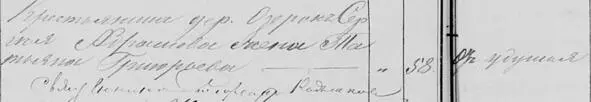 Метрическая книга за 1886 год и еще один сын Степан 8 лет Ревизская - фото 26