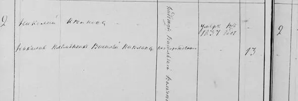 Ревизская сказка за 1850 год помещик Волков А В дворовые люди Крестьяне - фото 44