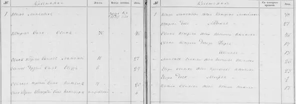 Ревизская Сказка за 1850 год Помещик Бобоедов М А Двор 1 Двор 2 Эта - фото 55