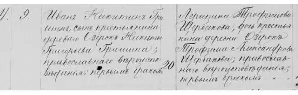 МК МихаилоАрхангельской церкви за 1888 год 11 ноября Глава этой семьи - фото 57
