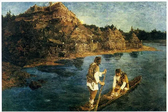 Н К Рерих Курганы Ижорского плато 1896г Гонец Восстал род на род 1897 г - фото 52