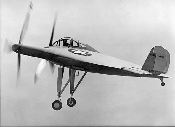 Дискообразный самолёт в испытательном полёте конец 40х годов unknown - фото 2
