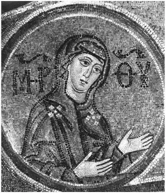 Богоматерь Мозаика Собор святой Софии Киев XII в Символика древнерусского - фото 26