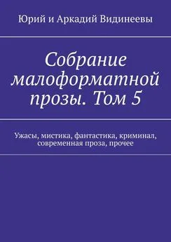 Юрий и Аркадий Видинеевы - Собрание малоформатной прозы. Том 5. Ужасы, мистика, фантастика, криминал, современная проза, прочее