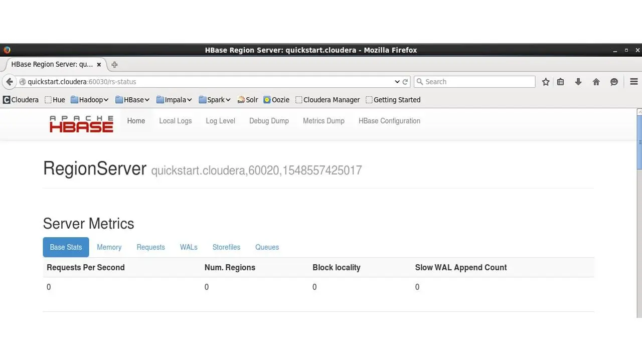 Откроем вкладку RegionServer HBase HBase это столбцовое хранилище данных - фото 30