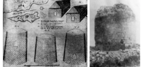 Графическое изображение И Лерха и архивное фото Башни не имели венечного - фото 38