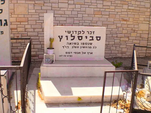 Памятник убитым евреям Свислочи на мемориальном кладбище в Холоне Источник - фото 57