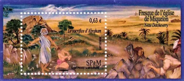 Ахвяраваньне Ісаака Абрагамам Фрэска Мікелонскай царквы 2002 Івет - фото 106