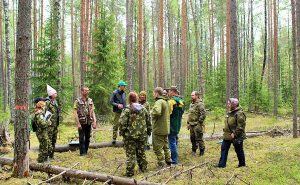 Натурная тренировка в лесу Кураторы тренинга Ганина Татьяна и Федотов Влад - фото 8