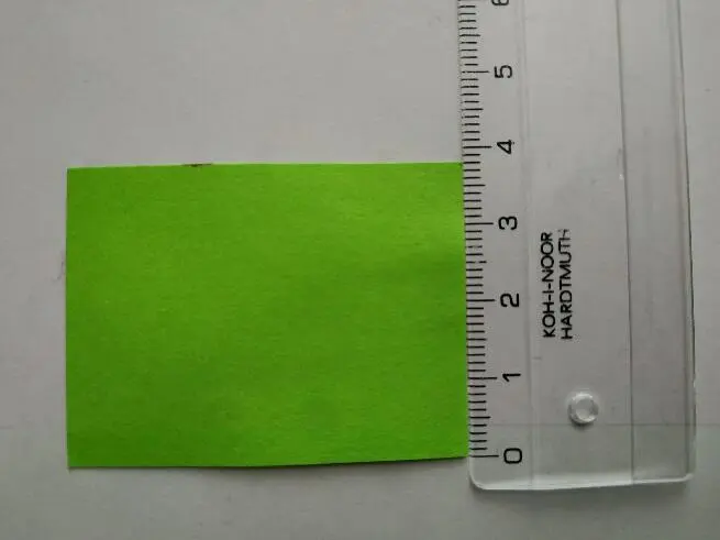 Рисунок 1 Измерение короткой стороны листка линейкой Рисунок 2 Измерение - фото 1