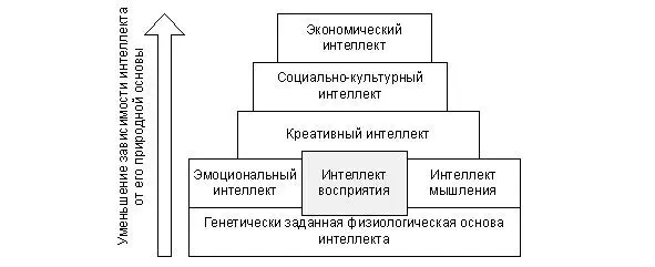 Рисунок 5 Структурная схема связи видов интеллекта с его природной основой Ни - фото 5