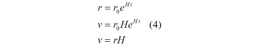 где H H 0 параметр Хаббла равный современному значению r 0 расстояние в - фото 10