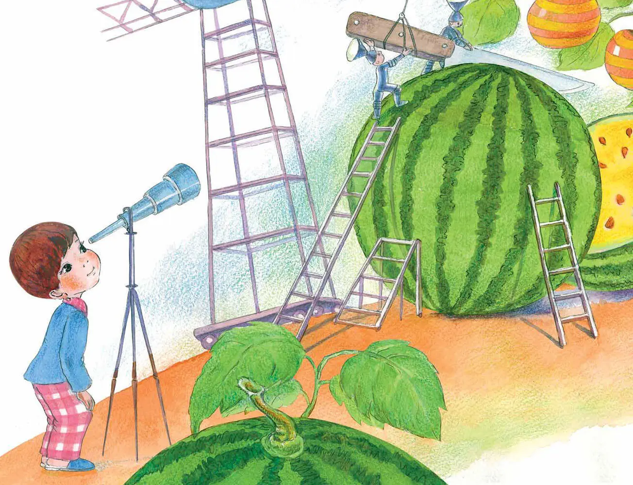 In the distance he noticed a whole mountain of watermelons Looking through the - фото 16