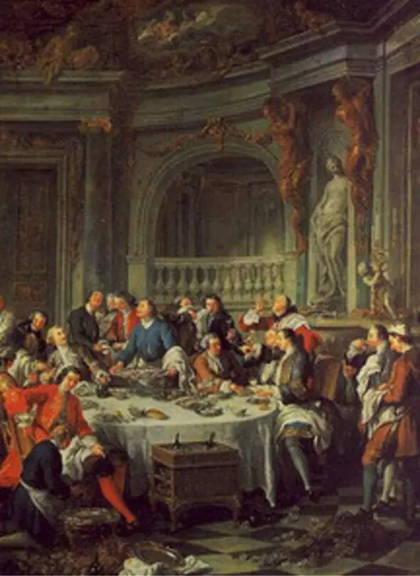 Картина Жана Франсуа де Троя 1735 года Le Déjeuner dHuttres Устричный - фото 8