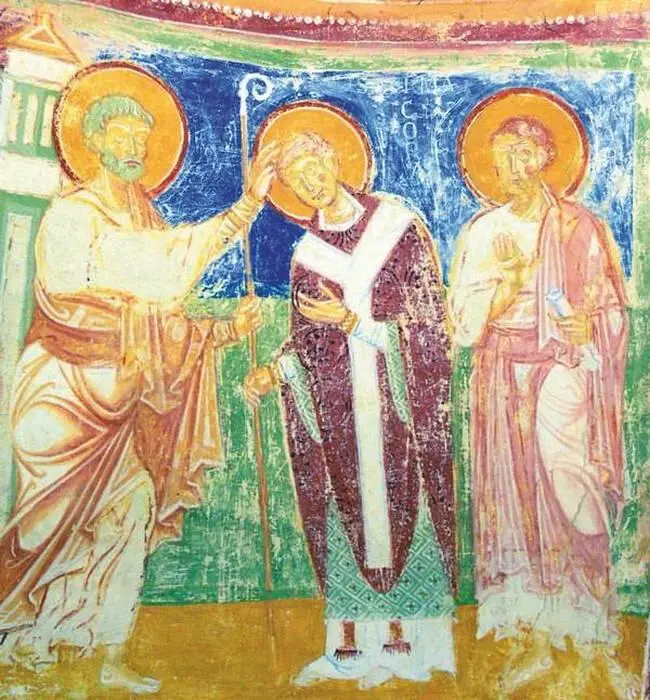 Апостол Петр посылает на проповедь Гермагора епископа Аквилеи Справа - фото 3
