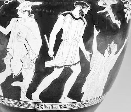 Эпиметей и Пандора Рисунок на вазе Тотчас же исполнили боги повеление Зевса - фото 48