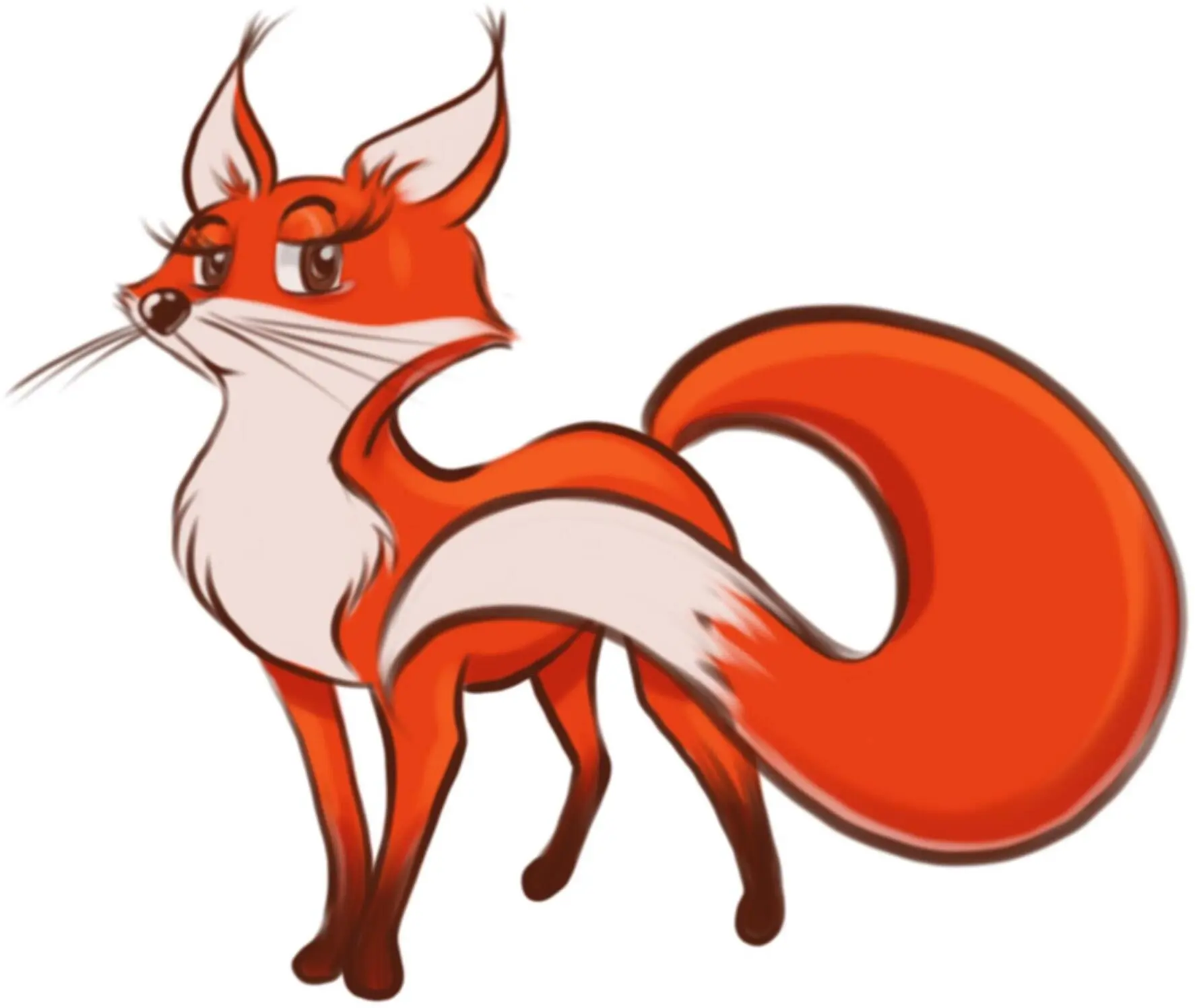 She is a small fox with a sweet smile and a fluffy tail She is a sly fox She - фото 1