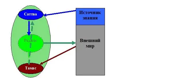 Внешний мир при этом тоже меняется в нём увеличиваются те саттивичные - фото 7