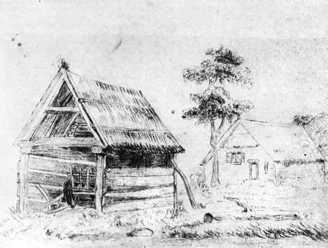 Винсент Ван Гог Амбар и фермерский дом Карандаш Февраль 1864 Винсент Ван - фото 5