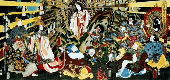 Рис 3 Японская богиня Солнца Аматэрасу выходящая из пещеры 21 декабря - фото 3