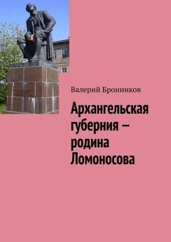 Валерий Бронников - Архангельская губерния – родина Ломоносова