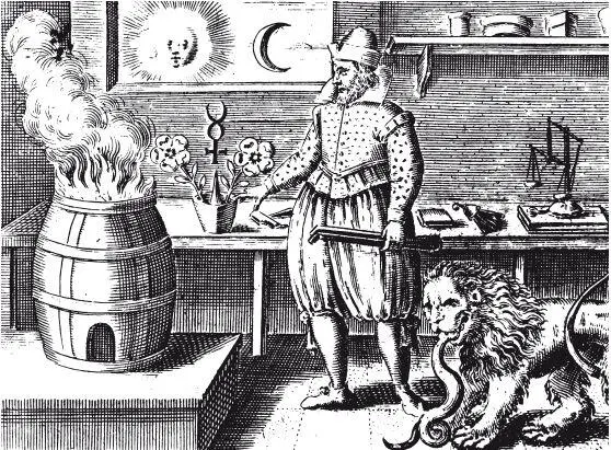 Гравюра из книги по алхимии демонстрирующая типичный темный символизм - фото 2