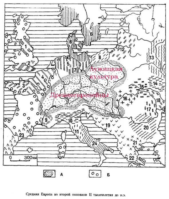В первые века 1го тысячелетия до нэ южнобалтийская территория от Эльбы до - фото 1