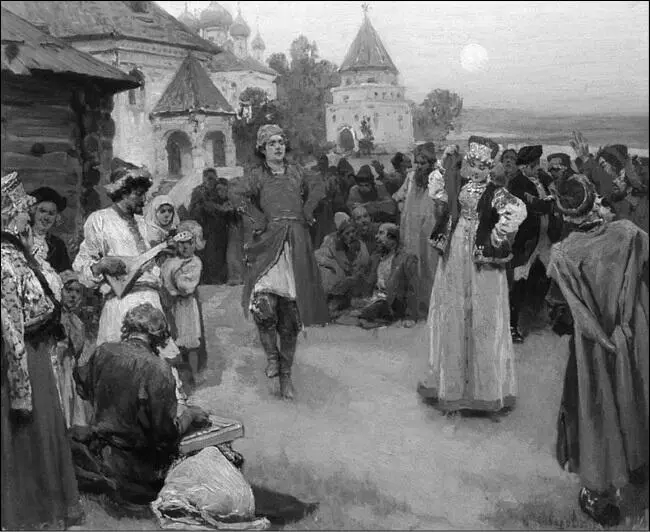 Пляска Художник КВ Лебедев Древние народные обычаи мало изменялись до конца - фото 8