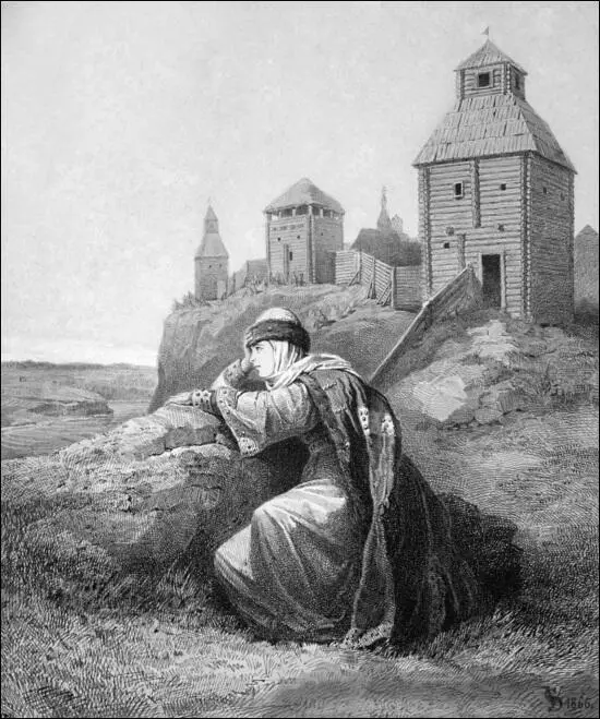 Плач Ярославны Художник ВГ Шварц Игорь освободился из плена обманув - фото 9