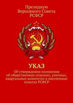 Тимур Воронков - Указ об утверждении положения об общественных сельских, уличных, квартальных комитетах в населенных пунктах РСФСР