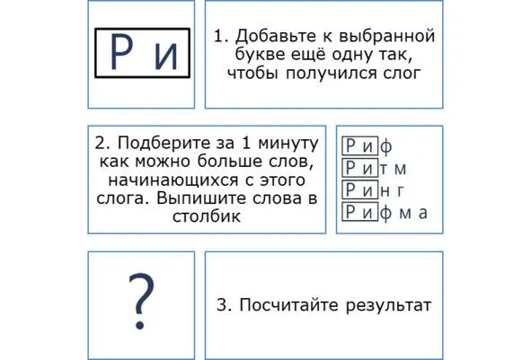 Упражнение 2 По развитию беглости мышления Упражнение 3 По развитию беглости - фото 12