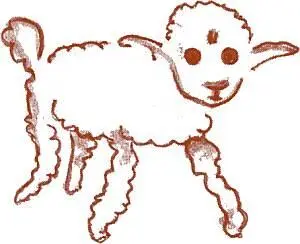 No This lamb looks very weak Draw another one he looked carefully and - фото 7