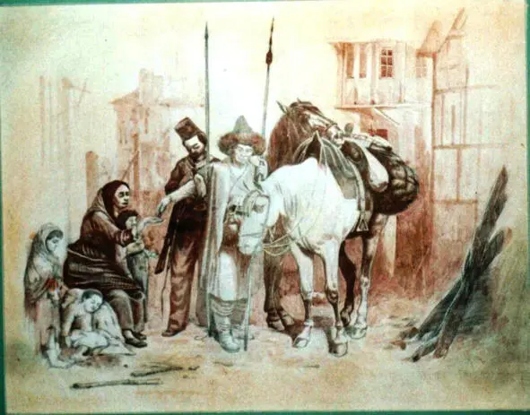 Башкиры в Гамбурге в 1813 году Неизв худ 1я четв 19 в Нацмузей РБ Через - фото 14