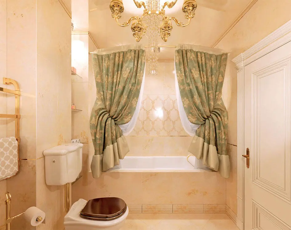 Что же необходимо чтобы придать интерьеру ванной комнаты классические черты - фото 49