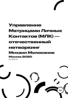 Михаил Молоканов - Управление Матрицами Личных Контактов (МЛК) – отечественный нетворкинг