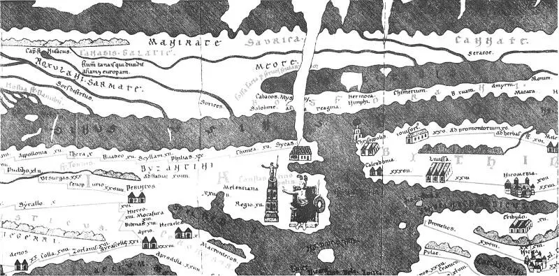 Рис 3 Константинополь на пути из Лондона в Иерусалим с Черным морем и - фото 5