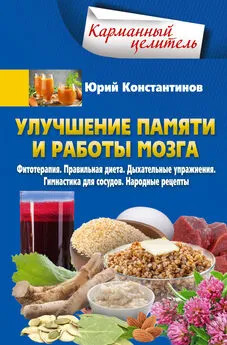 Юрий Константинов - Улучшение памяти и работы мозга. Фитотерапия. Правильная диета. Дыхательные упражнения. Гимнастика для сосудов. Народные рецепты