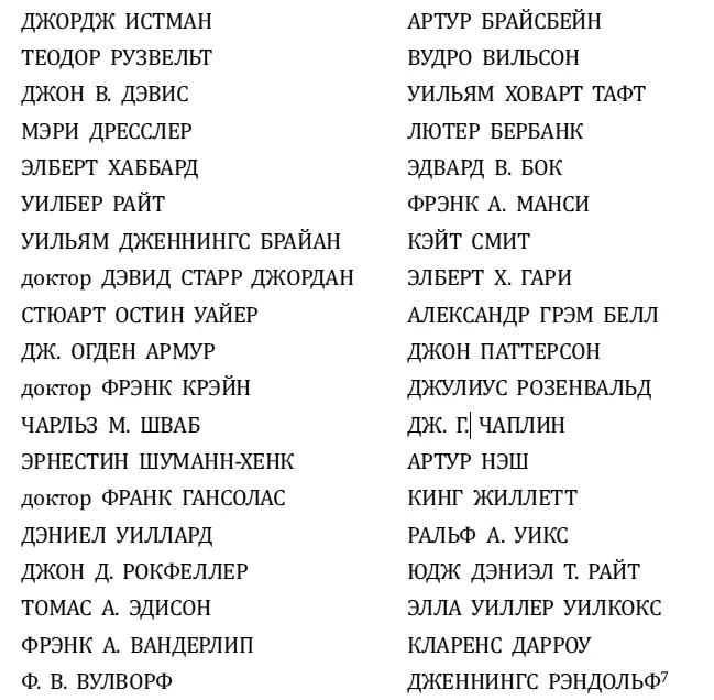 Эти имена составляют лишь мизерную часть из сотен известных американцев чьи - фото 2