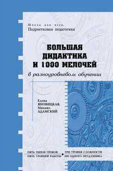 Елена Яновицкая - Большая дидактика и 1000 мелочей в разноуровневом обучении